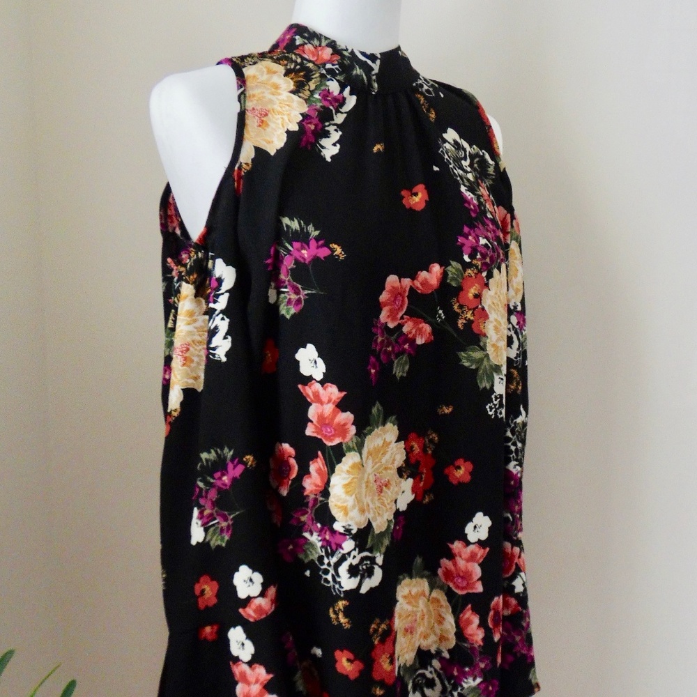 Black Floral  Dress